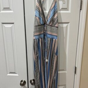 VENUS Multicolor Striped Jumpsuit